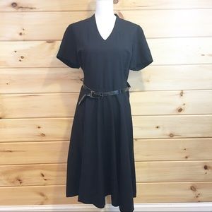 pendleton |  black virgin wool black fit and flare